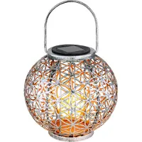 Globo Lampe solaire de jardin Lanterne ronde Lampe solaire d'extérieur Lampe solaire 36741