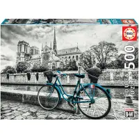 Sonstige Verlage Puzzle - Vélo noir et blanc 500 Teile