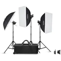 Godox MS200V-D Trio Studio Flash Kit