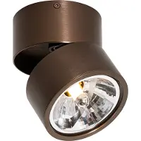 QAZQA Spot encastré moderne bronze foncé rond orientable - Go Nine