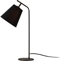 Opviq , Salihini- Salihini ABY, noir, lampes de bureau, 16 x 28 cm, corps en métal