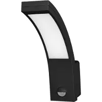 Adviti Applique d'extérieur ORNO OR-OP-6109BLPMR4 avec détecteur de mouvement et de crépuscule, IP54, noir