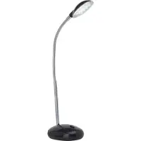 Brilliant LED Lampe de table Timmi | Lampe de bureau intemporelle | Plastique/métal | noir | Réglable individuellement