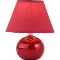 Brilliant Lampe de table rouge Primo