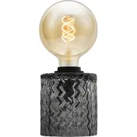 Pauleen Paulmann , lampe de table en cristal, finition fumée, culot E27, puissance maximale 20W