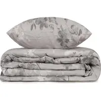 L'essentiel Maison , Adal- PRL9843, Gris, couettes, 100% coton ranforce