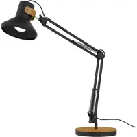 Unilux 400140800 LED Lampe de table Bamboo Baya - noir/bambou
