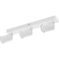ORNO Lampe de plafond 3 x GU10 - Noir - Design minimaliste - Éclairage directionnel