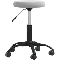 vidaXL Chaise de salle à manger gris clair velours
