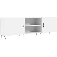 vidaXL Armoire TV Blanc 150x30x50 cm Bois composite