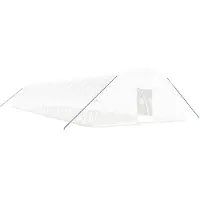 vidaXL Serre avec cadre en acier blanc 132 m² 22x6x2,85 m