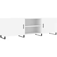 vidaXL Armoire TV Blanc 150x30x50 cm Bois composite