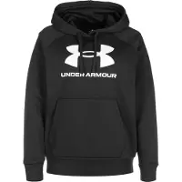 Under Armour Rival Fleece Big Logo Hoodie Noir XL Femme