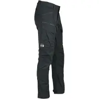 Lundhags Fulu Cargo Stretch Hybrid Pant, pantalon de randonnée, homme, noir