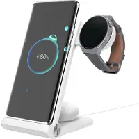 NILLKIN Powertrio 3 In 1 Huawei Watch Smartwatch Charger Argenté