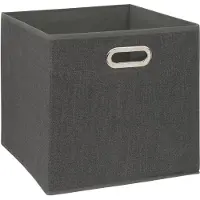 Generique Boîte Organisatrice Couleur Gris Foncé Pour étagère 31x31cm
