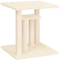 vidaXL Arbre à chat avec plateformes Crème 50 cm