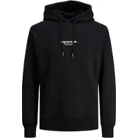 Jack & Jones Sweat-shirt 'JORVesterbro' noir / blanc