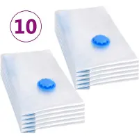 Prolenta Premium Sacs de voyage sous vide Sacs de vêtements 60x40 cm 10 pcs