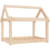 vidaXL Lit pour chien 81x60x70 cm pin massif