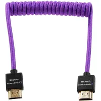 Kondor Blue Gerald Undone MK2 Full HDMI cable 12"-24" curled (purple)