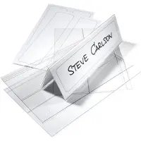 Durable Badge de table en PET
