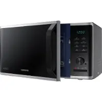 Samsung MG23K3515AS/EG Kochfeld - Micro-ondes (Plaque de cuisson, Micro-ondes avec grill, 23 L, 800 W, Boutons, Rotary, Argent)
