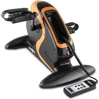Klarfit MiniBike Appareil d'entraînement moteur 120 kg télécommande noir/orange