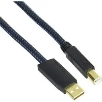 Furutech ADL Formula 2 - Câble USB - USB (M) pour USB type B (M) - USB 2.0 - 1.2 m - Noir/bleu