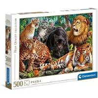 Clementoni Puzzle Chats sauvages, 500pcs.