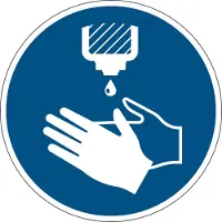 Durable Autocollants d'information pour le marquage au sol
