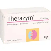 Köhler Pharma GmbH Therazym comprimés avec enzymes et vitamines, 200 comprimés