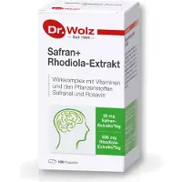 Dr. Wolz Gélules d'extrait de safran + rhodiola , 120 gélules