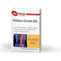 Dr. Wolz Osteo-Coral-D3 pour les os gélules, 60 gélules