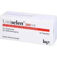 Köhler Pharma GmbH Uniselen 200 NE Comprimés pour l'apport en sélénium, 50 comprimés