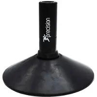 Precision Base en caoutchouc Poteau sportif - modèle lourd - noir - 32mm