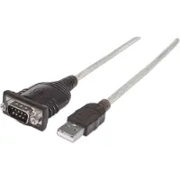 Manhattan 901860749 Usb To Parallel Cable 45 Cm Argenté