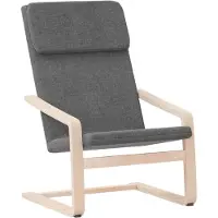vidaXL Fauteuil relax gris foncé Tissu
