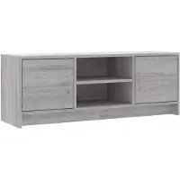 vidaXL Armoire TV Gris Sonoma 102x30x37,5 cm Bois composite