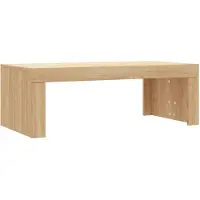 vidaXL Table basse chêne Sonoma 102x50x36 cm Bois composite