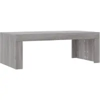 vidaXL Table basse Gris Sonoma 102x50x36 cm Bois composite