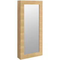 vidaXL Armoire à bijoux avec miroir montage mural 30x8,5x67 cm