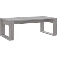 vidaXL Table basse Gris Sonoma 102x50x35 cm Bois composite