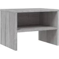 vidaXL Table de chevet Sonoma gris 40x30x30 cm Bois d'ingénierie