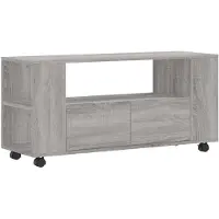 vidaXL Armoire TV Gris Sonoma 102x34,5x43 cm Bois composite