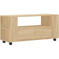 vidaXL Armoire TV Chêne Sonoma 102x34,5x43 cm Bois composite