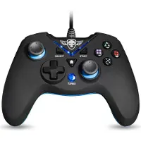 SPIRIT OF GAMER Manette sans fil XPG Noir et Bleu PC et PS3