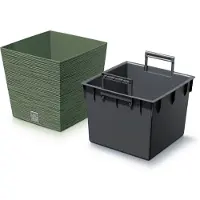 Prosperplast Pot De Fleur 7.5l Furu Collection 24x24x23.5 Cm