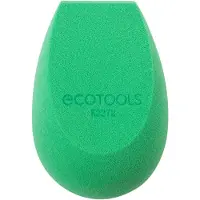 Ecotools ponge de maquillage compostable Green Tea Bioblender pour fond de teint et base de teint. Infusion naturelle apaisante pour la peau. Sans cr