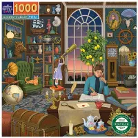 Eeboo Alchemists Library (epztahl) Puzzle 1000 Pieces Multicolore Enfants